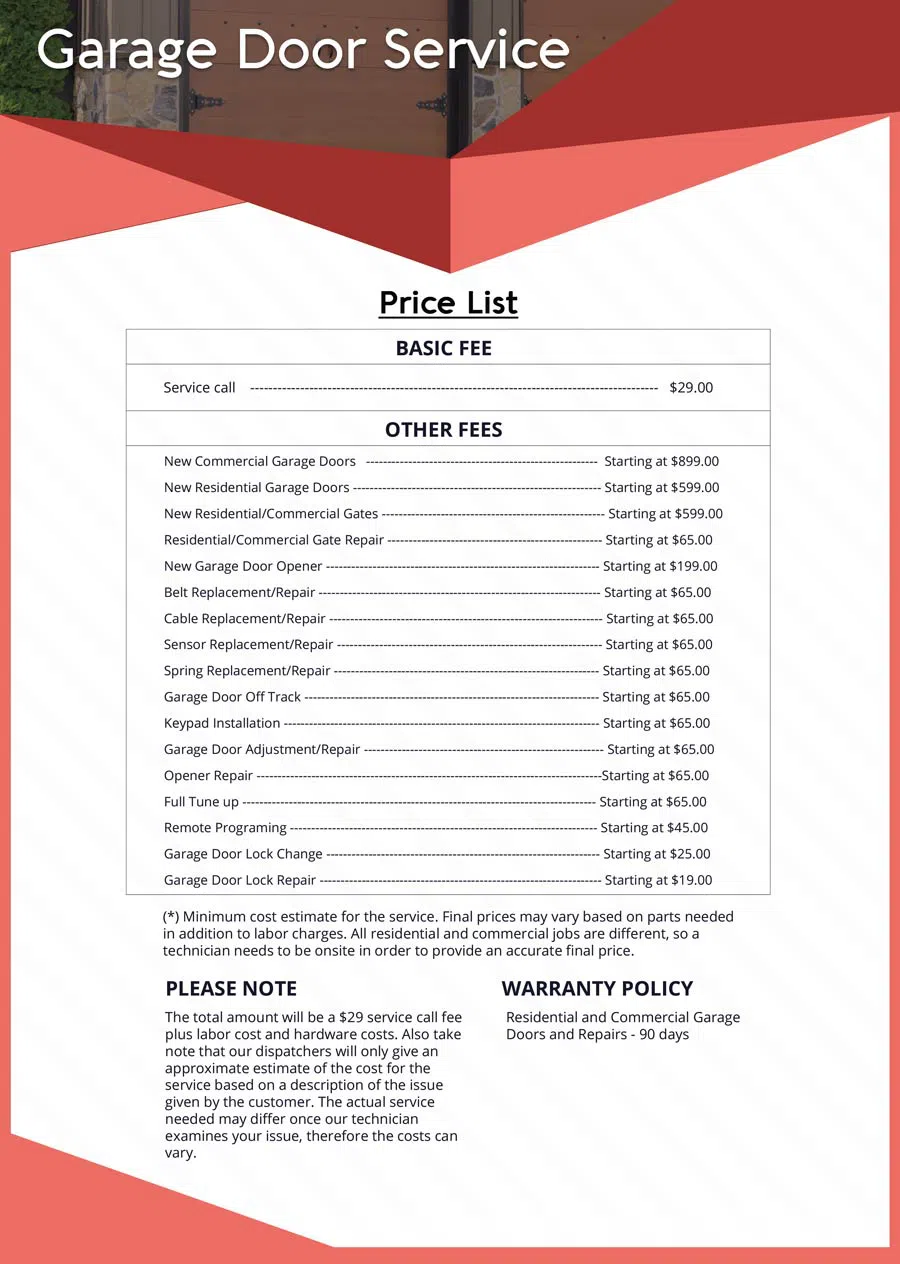 Express Garage Door Repair Service Montclair, NJ 865-248-5487